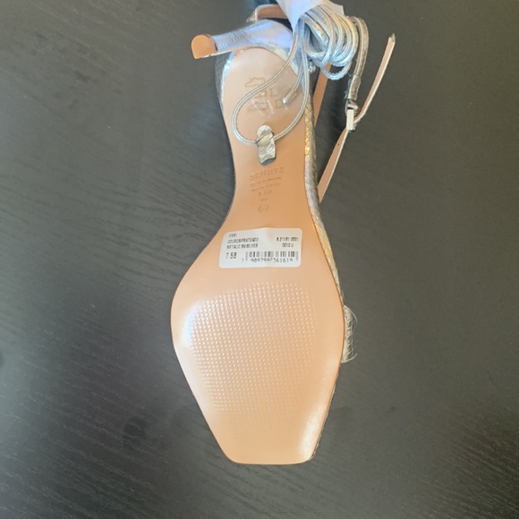 COPY - Schutz Vikki lace up sandals- silver NWT - Picture 14 of 14